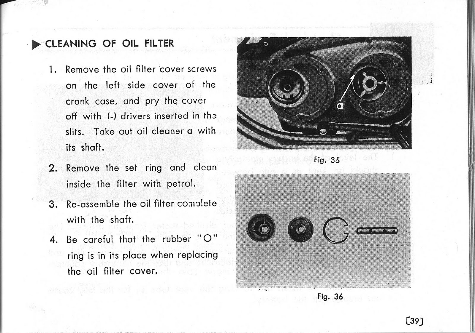 Impossible Dream? Cleaning the Oil Filter