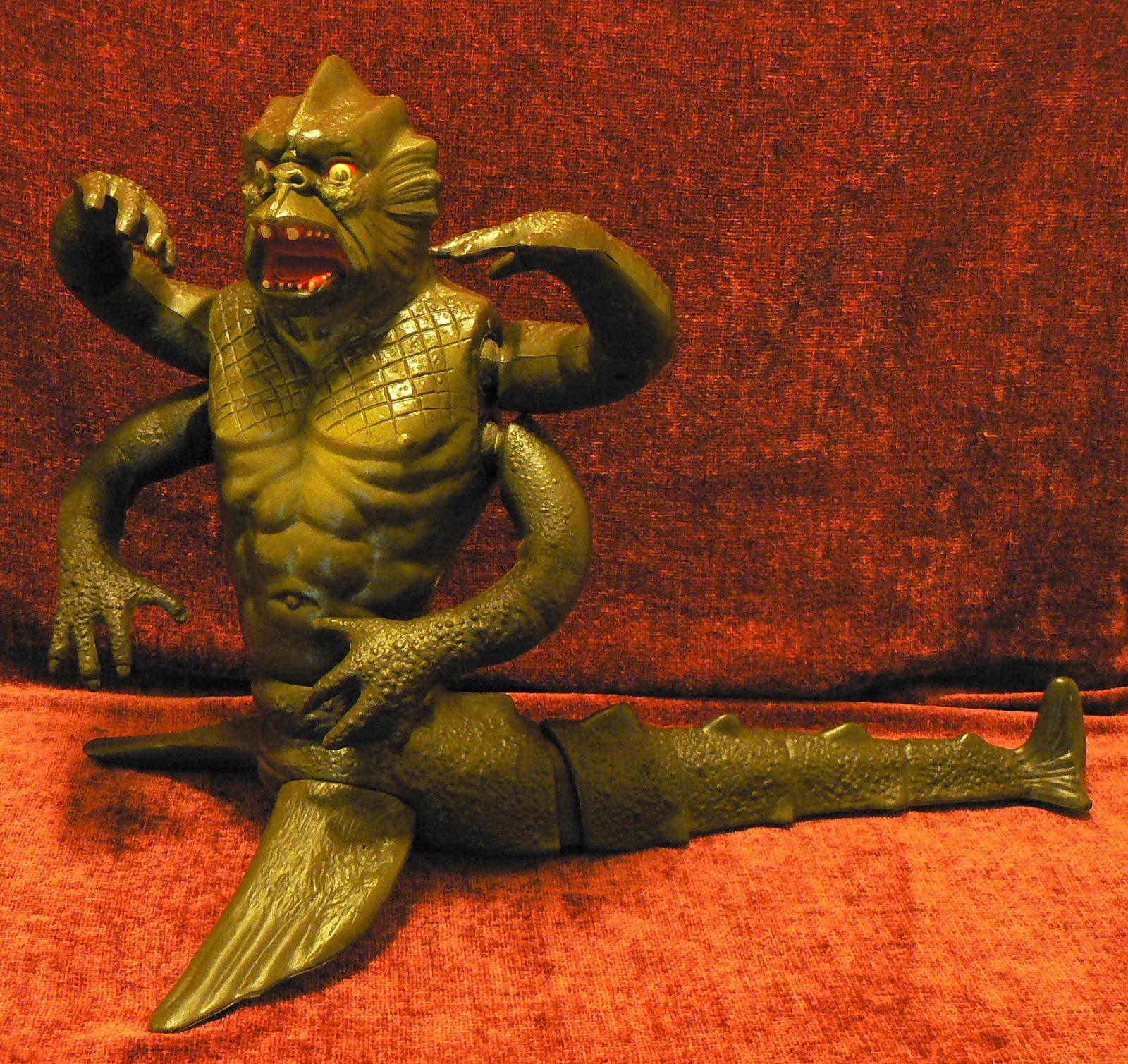 1980 Mattel Clash Of The Titans 12 Inch Kraken COMPLETE (1B)