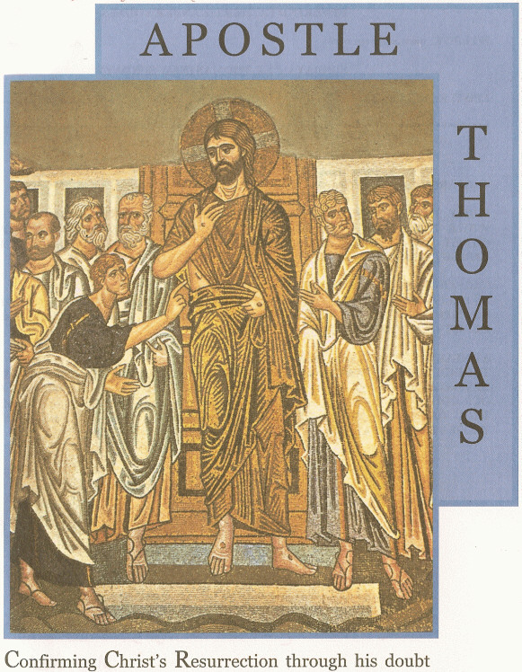 Holy Tradition of the Church The Holy and Glorious Apostle Thomas