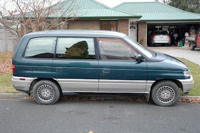 1995 Mazda MPV A.K.A. Green Lantern: 1995 mazda mpv camper van