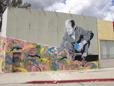 Jackson Pollock Mural on La Brea Blvd. in LA