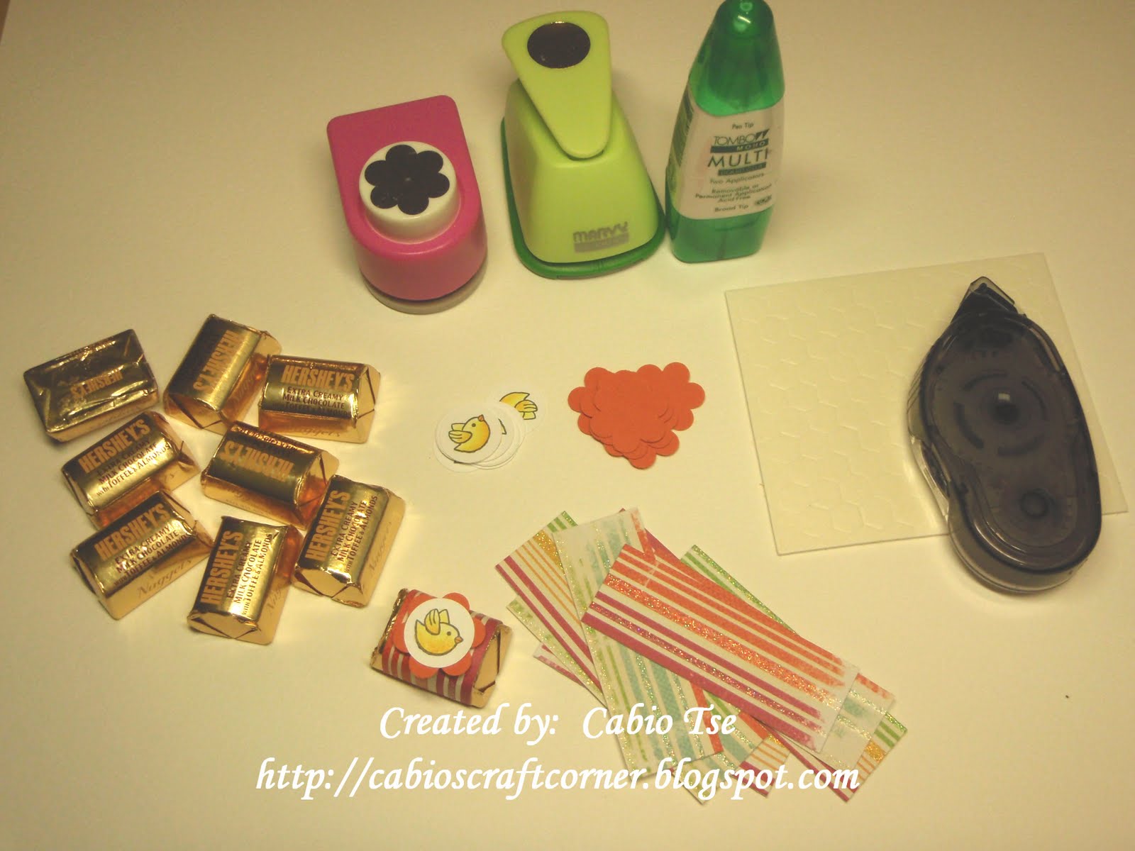 Cabio's Craft Corner Tutorial Candy Box