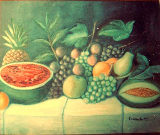 TUTI FRUTI. OIL PAINTING.