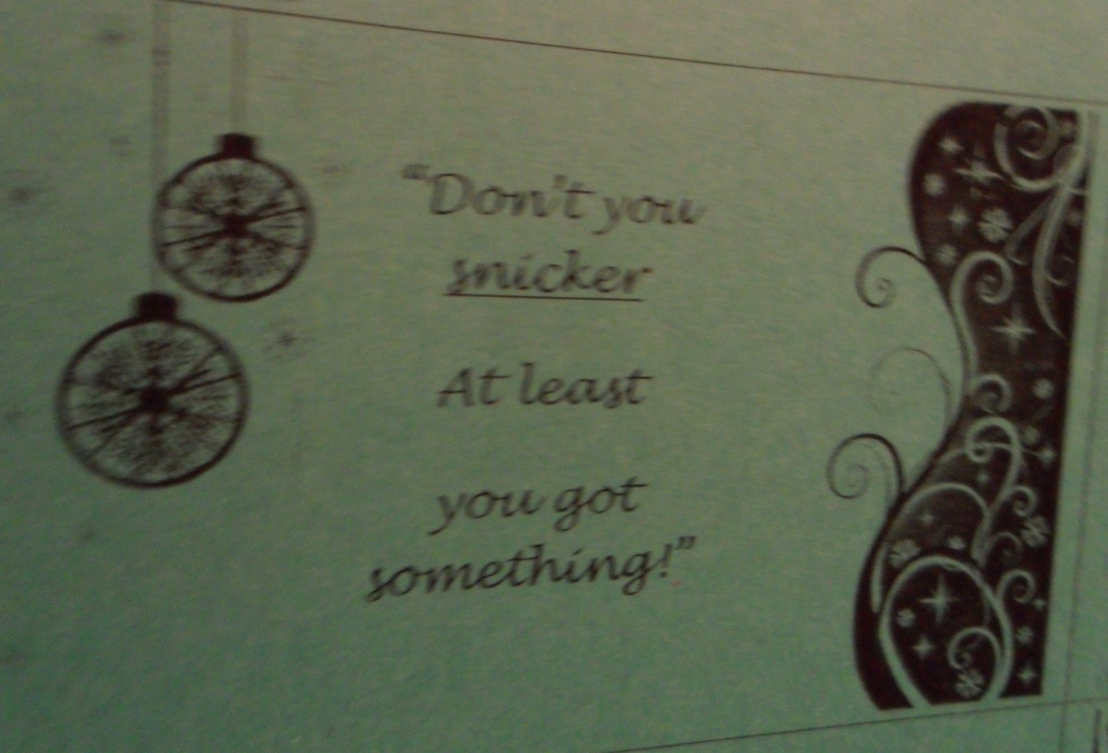 Crazy About Cookies and Stuff!: Don't Snicker....
