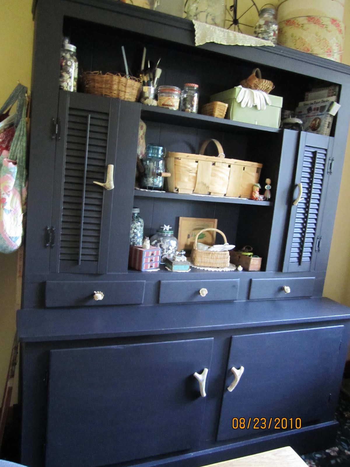 Rainy Creek Ranch Life Finished Craft Cupboard