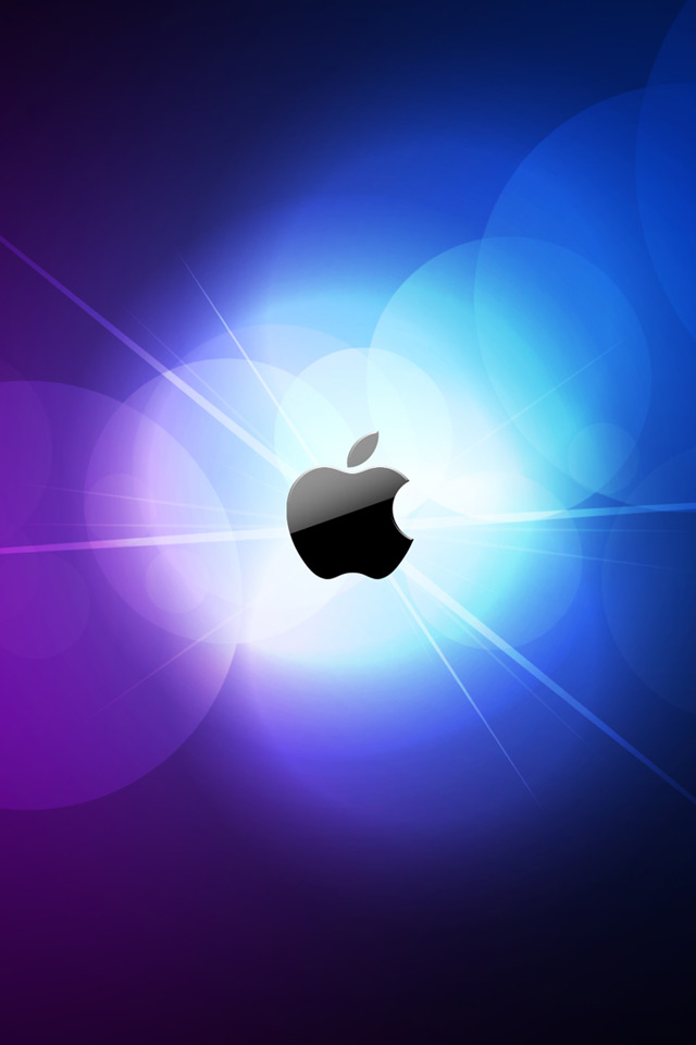 Graphics » Vectors Collection: 11 beautiful iphone 4 apple logo wallpapers