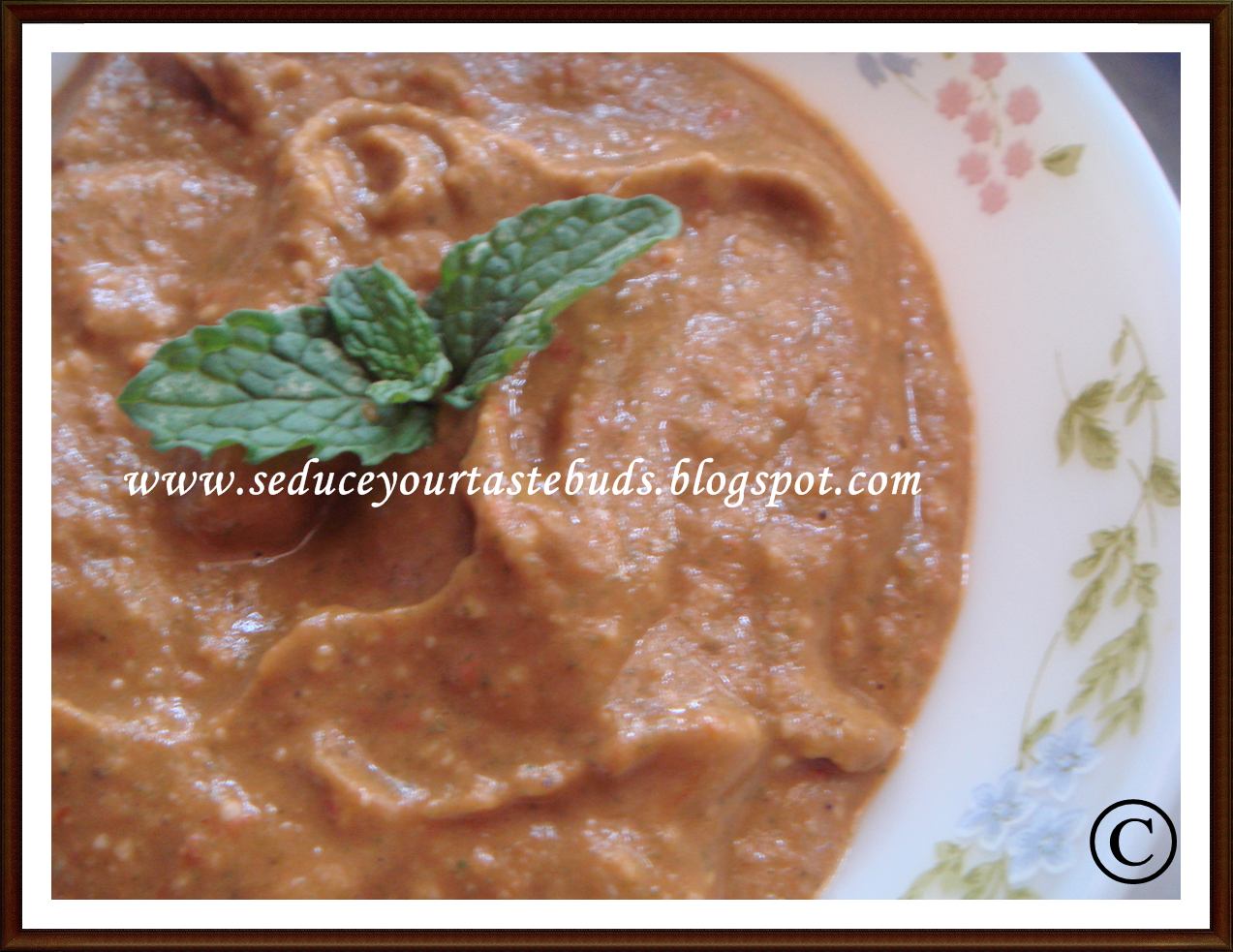 Seduce Your Tastebuds... Mint Coriander Tomato Chutney