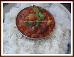 rajma chawal punjabi rice gravy kidney beans steamed