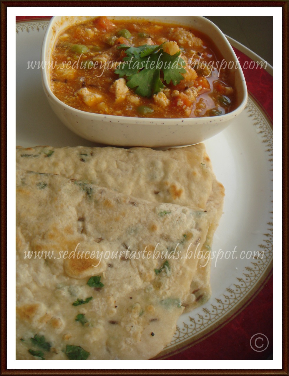 Spicy Roti And An Update.... - Seduce Your Tastebuds...