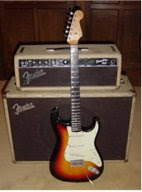 Ampli et guitare Fender Stratocaster