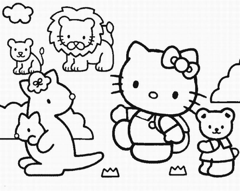 Disegni Da Colorare Di Hello Kitty