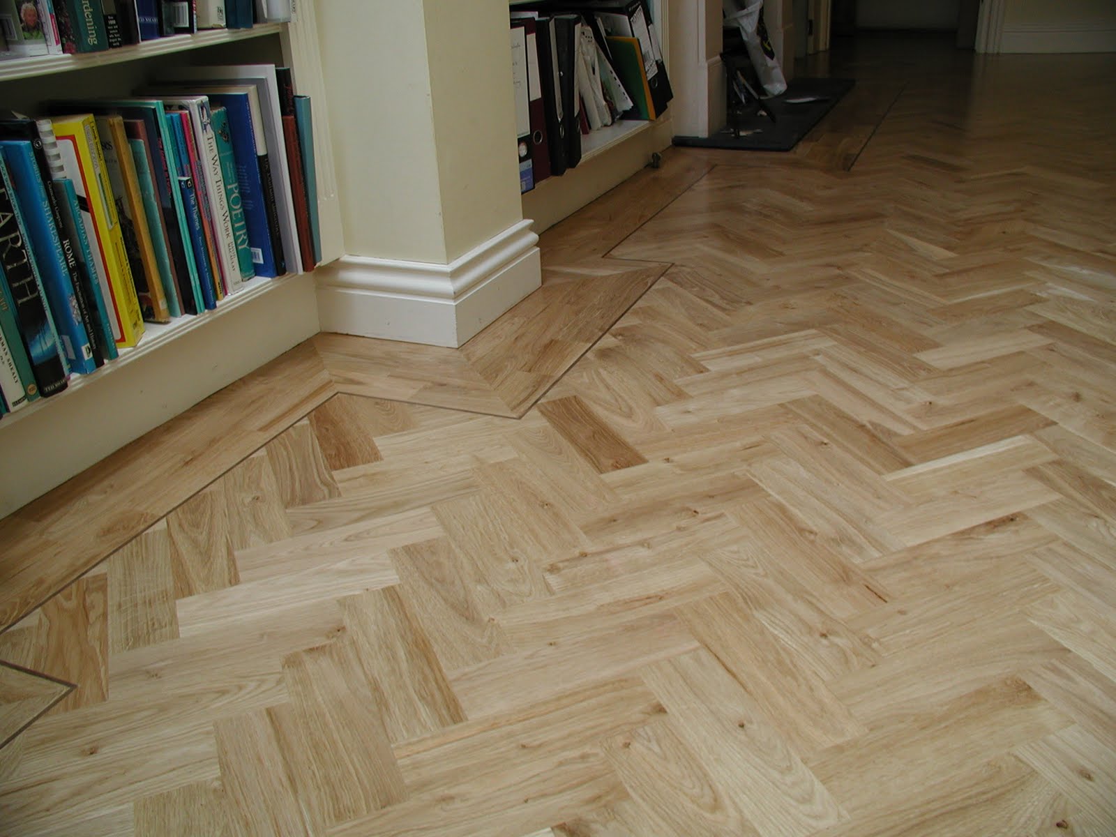 Acacia Wooden Floors Rustic Oak Herringbone Parquet