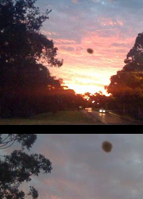 Fiona Hartigan Photographs UFO Over Sidney, Australia 