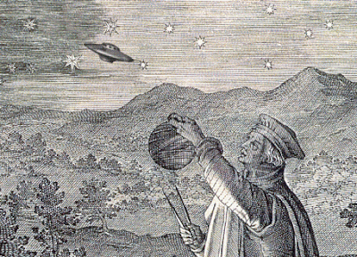 Medieval Astronomer and Flying Saucer