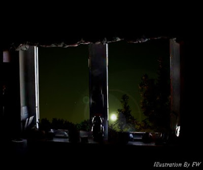 UFO Seen Through Kitchen Window in Seminole, OK