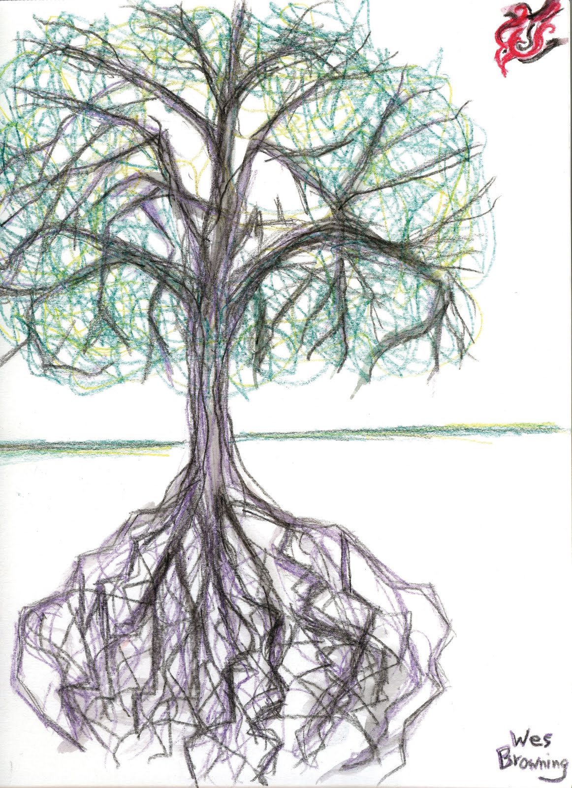 clipart tree roots - photo #38