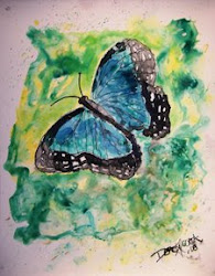 butterfly paintings watercolor