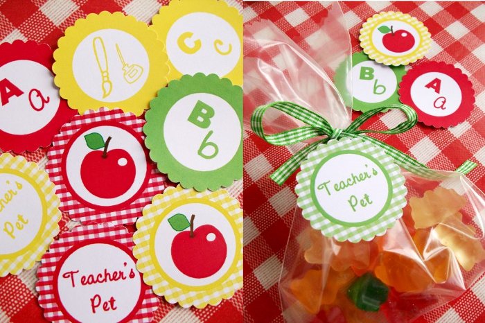 FREE Apple Themed Back to School Party Printables - BirdsParty.com