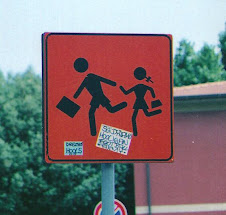 RUN across this road.. I said "RUN"