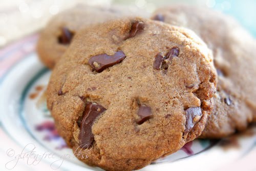 Gluten-Free Dark Chocolate Chunk Cookies from Karina