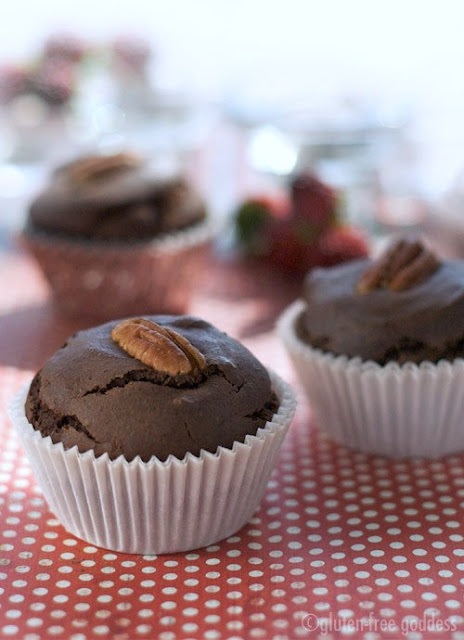 Chocolate muffins that are vegan and gluten free