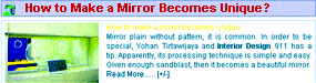 interior design of make mirror becomes
