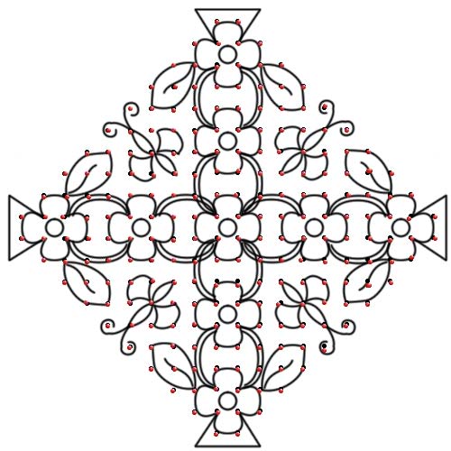 My Kolam Flowers and Butterflies