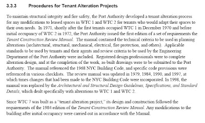 Texto: Procedimientos para los proyectos de modificación de los inquilinos de las Torres