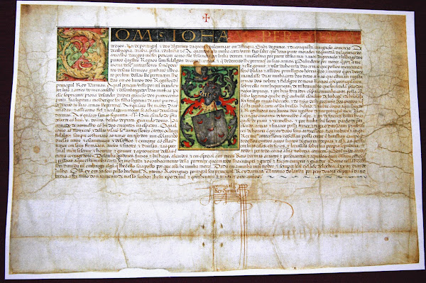 Carta de armas de João Pinto, senhor da Quinta da Torre da Lagariça
