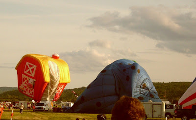 Dansville Balloon Fest barn balloon
