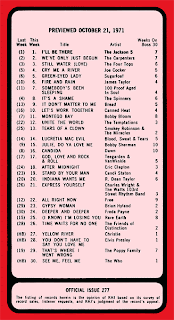 KHJ Boss 30 No. 277 - October 21, 1970