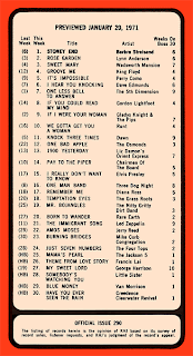 KHJ Boss 30 No. 290 - January 20, 1971