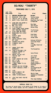 KHJ Thirty No. 314 - July 7, 1971