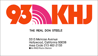 The Real Don Steele Business Card 1972