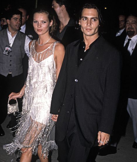 Johnny Depp 1992. hair kate moss johnny depp