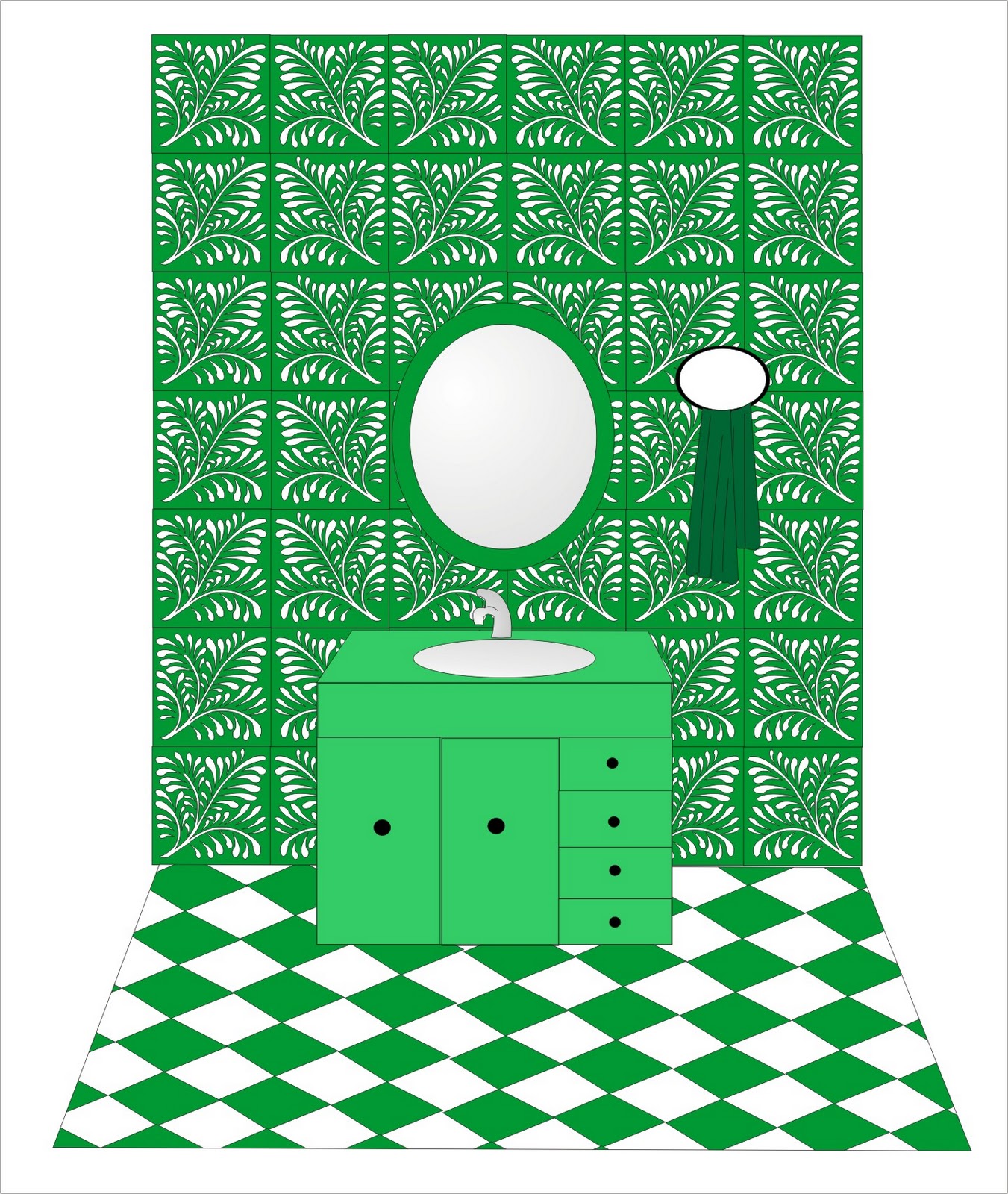 My Graphic work Bathroom Design