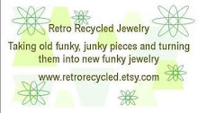 Retro Recycled Jewelry at Etsy