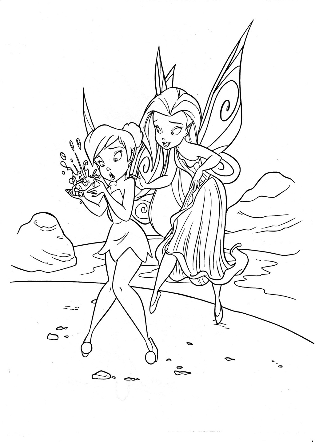fairies disney coloring pages - photo #15