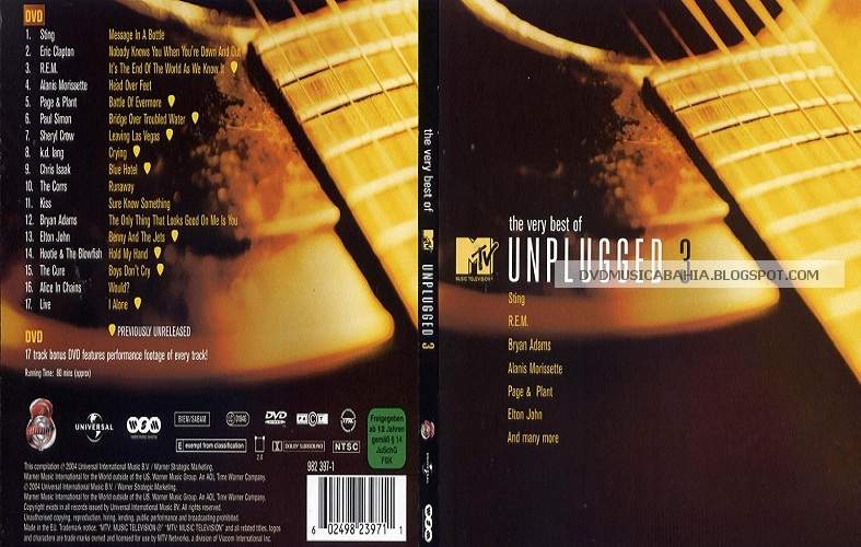 LOS MEJORES DVD DE MUSICA Y MAS....!!!! The Very Best Of MTV Unplugged