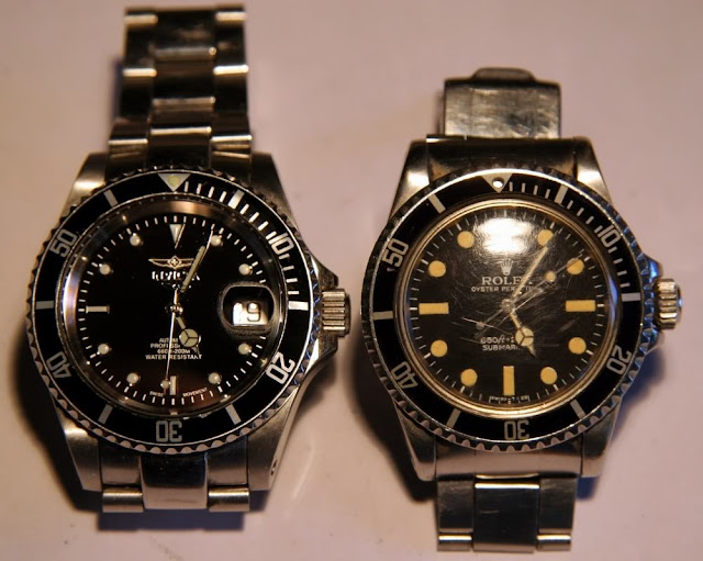 ... with the rolex submariner this watch closely resembles the rolex guys