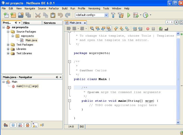 Mi primer programa con Netbeans ~ Blog de Java