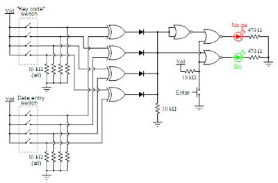 Electronic Circuit: Simple Code Lock