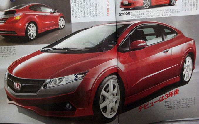 a rendering of the 2011 Civic.