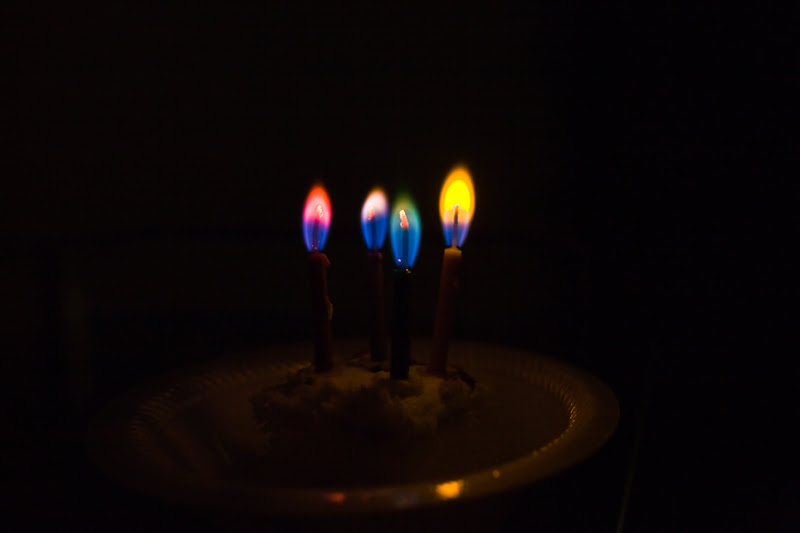 Photos by jalna Colored Flame Candles