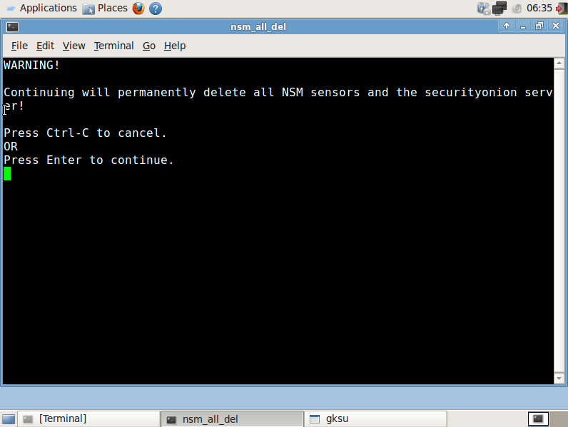 Security Onion Security Onion nsm_all_del script