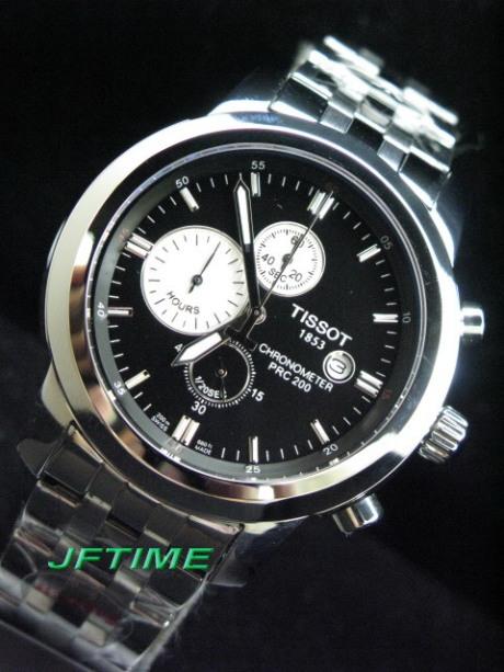 Tissot: Item ID 100006 TISSOT 1853 MOTO GP PRS 200 T-RACE FULL SAPPHIRE GLASS LIMITED BLACK