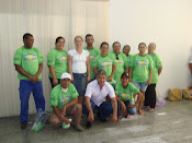 Prefeito Secretária de Saúde e agentes de endemias