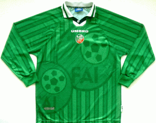 Camiseta Irlanda del año 97/98 