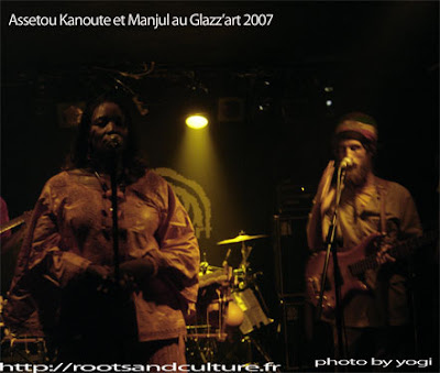 Manjul et assetou kanouté au glazz'art le 30 mai 2007