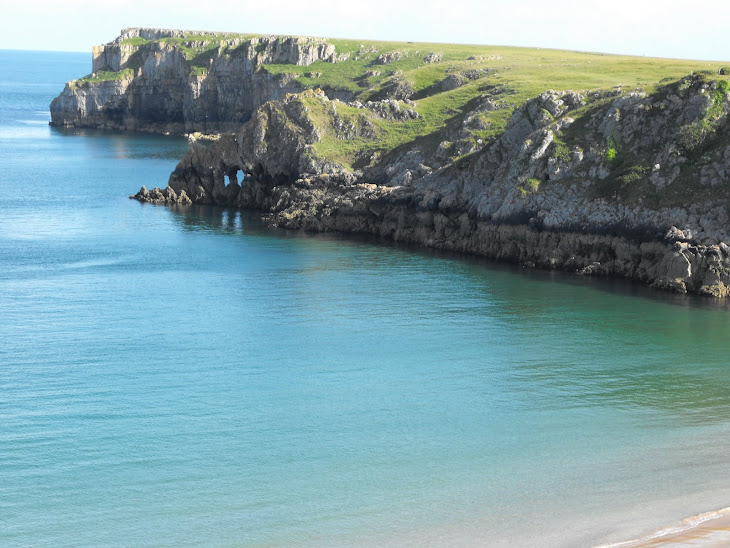 Beautiful Barafundle Bay, Pembrokeshire, one of Britain's best beaches